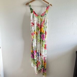 Jams World Vintage Floral Strap Midi Dress size XL